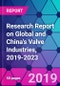 Research Report on Global and China's Valve Industries, 2019-2023 - Product Thumbnail Image