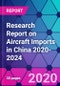 Research Report on Aircraft Imports in China 2020-2024 - Product Thumbnail Image