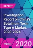 Investigation Report on China's Botulinum Toxin Type A Market, 2020-2024- Product Image