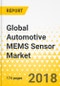 Global Automotive MEMS Sensor Market Analysis & Forecast, 2017 - 2021 Focuses on Accelerometer, Gyroscope, Flow and Pressure Sensor, Safety and chassis, Body Electronics and Telematics and Passenger Vehicles - Product Thumbnail Image