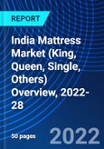 India Mattress Market (King, Queen, Single, Others) Overview, 2022-28- Product Image