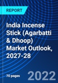 India Incense Stick (Agarbatti & Dhoop) Market Outlook, 2027-28- Product Image