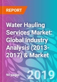 Water Hauling Services Market: Global Industry Analysis (2013-2017) & Market Forecast (2018-2027)- Product Image