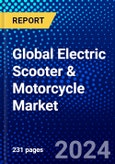 Global Electric Scooter & Motorcycle Market (2021-2026) by Vehicle Type, Product Type, Battery Covered, Distance Covered, Technology, Voltage, Vehicle Class, Geography, Competitive Analysis and the Impact of COVID-19 with Ansoff Analysis- Product Image
