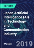 Japan Artificial Intelligence (AI) in Technology and Communication Industry Databook Series (2016-2025) - AI Spending with 20+ KPIs, Market Size and Forecast Across 9+ Application Segments, AI Domains, and Technology (Applications, Services, Hardware)- Product Image