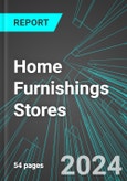 Home Furnishings Stores (U.S.): Analytics, Extensive Financial Benchmarks, Metrics and Revenue Forecasts to 2030, NAIC 442200- Product Image