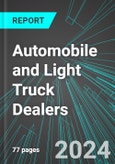 Automobile (Car) and Light Truck Dealers (U.S.): Analytics, Extensive Financial Benchmarks, Metrics and Revenue Forecasts to 2030, NAIC 441100- Product Image