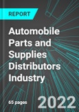 Automobile (Car) Parts and Supplies Distributors (Wholesale Distribution) Industry (U.S.): Analytics and Revenue Forecasts to 2028- Product Image