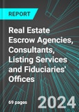 Real Estate Escrow Agencies, Consultants, Listing Services and Fiduciaries' Offices (U.S.): Analytics, Extensive Financial Benchmarks, Metrics and Revenue Forecasts to 2030, NAIC 531390- Product Image