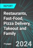Restaurants, Fast-Food, Pizza Delivery, Takeout and Family (U.S.): Analytics, Extensive Financial Benchmarks, Metrics and Revenue Forecasts to 2030, NAIC 722513- Product Image