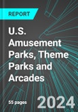 U.S. Amusement Parks, Theme Parks and Arcades: Analytics, Extensive Financial Benchmarks, Metrics and Revenue Forecasts to 2030- Product Image