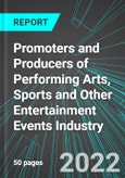 Promoters and Producers of Performing Arts, Sports and Other Entertainment Events Industry (U.S.): Analytics and Revenue Forecasts to 2028- Product Image