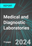 Medical and Diagnostic Laboratories (U.S.): Analytics, Extensive Financial Benchmarks, Metrics and Revenue Forecasts to 2030, NAIC 621500- Product Image