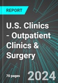 U.S. Clinics - Outpatient Clinics & Surgery: Analytics, Extensive Financial Benchmarks, Metrics and Revenue Forecasts to 2030- Product Image