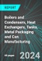 Boilers and Condensers (Including Nuclear Reactors), Heat Exchangers, Tanks, Metal Packaging and Can Manufacturing (U.S.): Analytics, Extensive Financial Benchmarks, Metrics and Revenue Forecasts to 2030, NAIC 332400 - Product Thumbnail Image