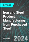 Iron and Steel Product (Pipes, Tubes and Conduit) Manufacturing from Purchased Steel (U.S.): Analytics, Extensive Financial Benchmarks, Metrics and Revenue Forecasts to 2030, NAIC 331200- Product Image