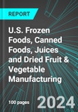 U.S. Frozen Foods, Canned Foods, Juices and Dried Fruit & Vegetable Manufacturing: Analytics, Extensive Financial Benchmarks, Metrics and Revenue Forecasts to 2030- Product Image