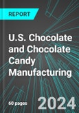 U.S. Chocolate and Chocolate Candy Manufacturing: Analytics, Extensive Financial Benchmarks, Metrics and Revenue Forecasts to 2030- Product Image