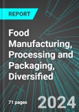 Food Manufacturing, Processing and Packaging, Diversified (U.S.): Analytics, Extensive Financial Benchmarks, Metrics and Revenue Forecasts to 2030, NAIC 311000- Product Image