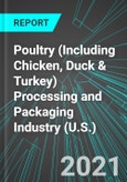 Poultry (Including Chicken, Duck & Turkey) Processing and Packaging Industry (U.S.): Analytics, Extensive Financial Benchmarks, Metrics and Revenue Forecasts to 2027, NAIC 311615- Product Image