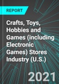 Crafts, Toys, Hobbies and Games (including Electronic Games) Stores Industry (U.S.): Analytics, Extensive Financial Benchmarks, Metrics and Revenue Forecasts to 2027, NAIC 451120- Product Image
