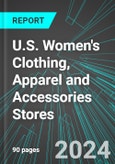 U.S. Women's Clothing, Apparel and Accessories Stores: Analytics, Extensive Financial Benchmarks, Metrics and Revenue Forecasts to 2030- Product Image