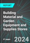 Building Material and Garden Equipment and Supplies Stores (U.S.): Analytics, Extensive Financial Benchmarks, Metrics and Revenue Forecasts to 2030, NAIC 444000- Product Image