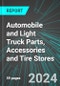 Automobile (Car) and Light Truck Parts, Accessories and Tire Stores (U.S.): Analytics, Extensive Financial Benchmarks, Metrics and Revenue Forecasts to 2030, NAIC 441300 - Product Thumbnail Image