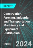 Construction, Farming, Industrial (Maintenance and MRO) and Transportation Machinery and Equipment Distribution (U.S.): Analytics, Extensive Financial Benchmarks, Metrics and Revenue Forecasts to 2030, NAIC 423800- Product Image