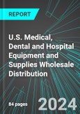 U.S. Medical, Dental and Hospital Equipment and Supplies (Medical Devices) Wholesale Distribution: Analytics, Extensive Financial Benchmarks, Metrics and Revenue Forecasts to 2030- Product Image