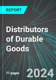 Distributors (Wholesale Distribution) of Durable Goods (Broad-Based) (U.S.): Analytics, Extensive Financial Benchmarks, Metrics and Revenue Forecasts to 2030, NAIC 423000- Product Image