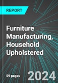 Furniture Manufacturing, Household Upholstered (U.S.): Analytics, Extensive Financial Benchmarks, Metrics and Revenue Forecasts to 2030, NAIC 337121- Product Image