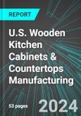 U.S. Wooden Kitchen Cabinets & Countertops Manufacturing: Analytics, Extensive Financial Benchmarks, Metrics and Revenue Forecasts to 2030- Product Image