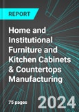 Home (Residential) and Institutional Furniture and Kitchen Cabinets & Countertops Manufacturing (U.S.): Analytics, Extensive Financial Benchmarks, Metrics and Revenue Forecasts to 2030, NAIC 337100- Product Image