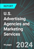 U.S. Advertising Agencies and Marketing Services: Analytics, Extensive Financial Benchmarks, Metrics and Revenue Forecasts to 2030- Product Image