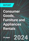 Consumer Goods, Furniture and Appliances Rentals (U.S.): Analytics, Extensive Financial Benchmarks, Metrics and Revenue Forecasts to 2030, NAIC 532200- Product Image