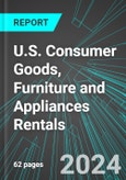U.S. Consumer Goods, Furniture and Appliances Rentals: Analytics, Extensive Financial Benchmarks, Metrics and Revenue Forecasts to 2030- Product Image