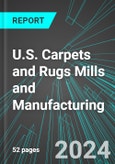 U.S. Carpets (Carpeting and Floor Coverings) and Rugs Mills and Manufacturing: Analytics, Extensive Financial Benchmarks, Metrics and Revenue Forecasts to 2030- Product Image