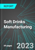 Soft Drinks (Including Bottled Carbonated and Flavored Water, Bottled Coffee & Tea, Sodas, Pop and Energy Drinks) Manufacturing (U.S.): Analytics, Extensive Financial Benchmarks, Metrics and Revenue Forecasts to 2030, NAIC 312111- Product Image
