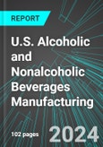 U.S. Alcoholic and Nonalcoholic Beverages Manufacturing: Analytics, Extensive Financial Benchmarks, Metrics and Revenue Forecasts to 2030- Product Image