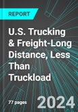 U.S. Trucking & Freight-Long Distance, Less Than Truckload (LTL): Analytics, Extensive Financial Benchmarks, Metrics and Revenue Forecasts to 2030- Product Image