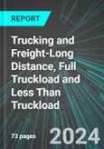 Trucking and Freight-Long Distance, Full Truckload (FTL) and Less Than Truckload (LTL) (U.S.): Analytics, Extensive Financial Benchmarks, Metrics and Revenue Forecasts to 2030, NAIC 484120- Product Image
