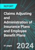 Claims Adjusting and Administration of Insurance Plans and Employee Benefit Plans (U.S.): Analytics, Extensive Financial Benchmarks, Metrics and Revenue Forecasts to 2030, NAIC 524290- Product Image