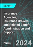 Insurance Agencies, Insurance Brokers and Related Benefit Administration and Support (U.S.): Analytics, Extensive Financial Benchmarks, Metrics and Revenue Forecasts to 2030, NAIC 524200- Product Image