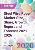 Steel Wire Rope Market Size, Share, Growth, Report and Forecast 2021-2026- Product Image