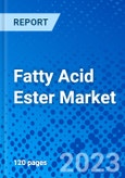 Fatty Acid Ester Market, By Product Type, By Application, By Region (North America, Latin America, Europe, Middle East & Africa, and Asia Pacific) - Size, Share, Outlook, and Opportunity Analysis, 2023 - 2030- Product Image