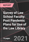 Survey of Law School Faculty: Post Pandemic Plans for Use of the Law Library- Product Image