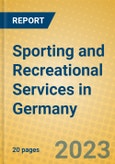 Sporting and Recreational Services in Germany- Product Image