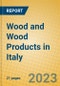 Wood and Wood Products in Italy - Product Image