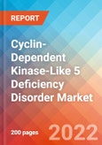Cyclin-Dependent Kinase-Like 5 (CDKL5) Deficiency Disorder - Market Insight, Epidemiology and Market Forecast -2032- Product Image